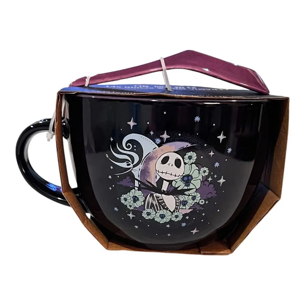 Disney Tim Burton's The Nightmare Before Christmas Ceramic Mug & Spoon Set 24oz